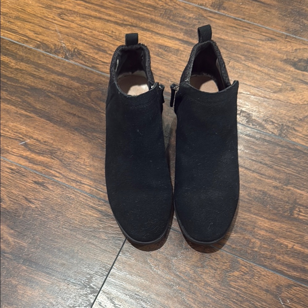Black Suede Ankle Boots